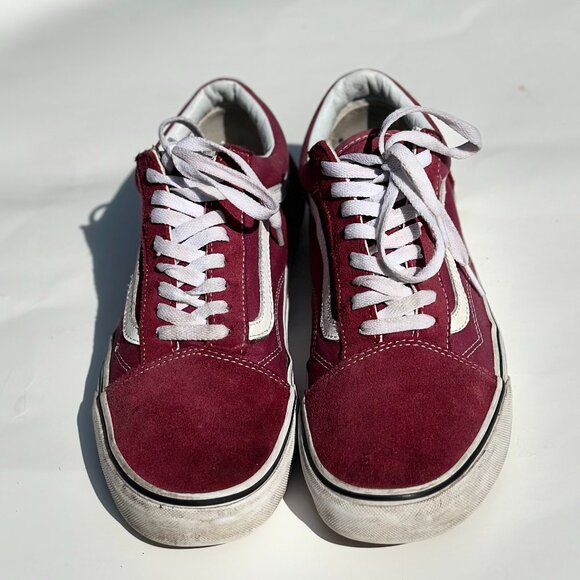Size 10.5 - VANS Old Skool Port Royale Burgundy - Picture 2 of 8